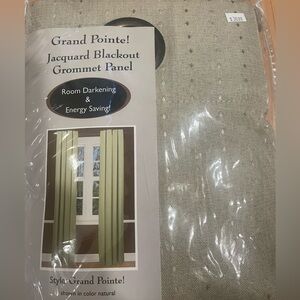 NWT Grand Pointe! Jacquard Blackout Grommet Panel 54in x63in.